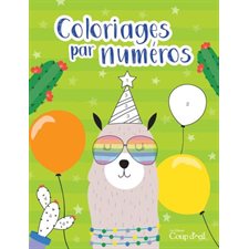 Coloriages par numéro : Animaux 2019 : Lamas