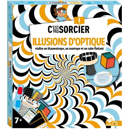 Illusions d'optique : réalise un thaumatrope, un zootrope et un cube flottant