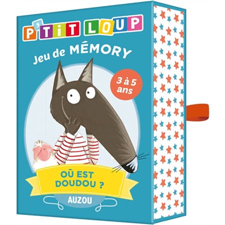 P'tit Loup : Jeu de mémory : 3 à 5 ans : Où est doudou ?