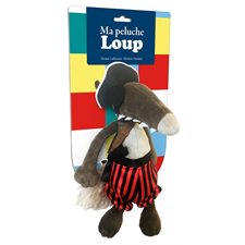 Peluche Loup habillé en pirate