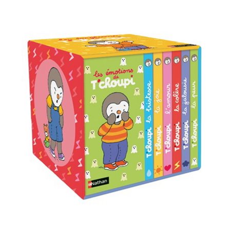 Les émotions de T'choupi : Coffret avec 6 volumes