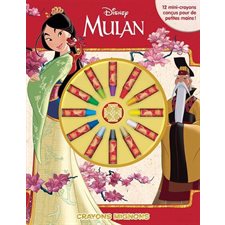 Disney Mulan : Crayons mignons : 12 mini-crayons conçus pour de petites mains !