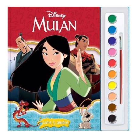 Disney Mulan : Livre à peindre