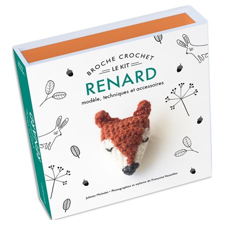 Le kit broche crochet renard