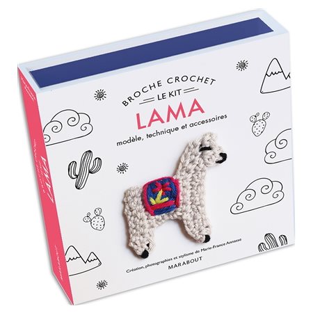 Le kit broche crochet lama