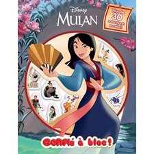Disney Mulan : Gonflé à bloc ! : Plus de 30 autocollants en relief !
