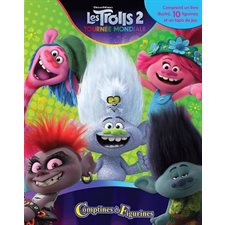 Les Trolls 2 : Comptines et figurines : Comprend 1 livre illustré, 10 figurines + 1 tapis de jeu