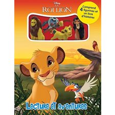 Disney Le Roi Lion : Lecture et aventures : Comprend 4 figurines et un livre illustré