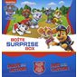 La Pat'patrouille : BoÎte Surprise : 1 livre de coloriage; 6 crayons cire; 1 page d'autocollants; 1