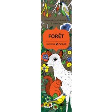 Forêt : 60 marque-pages à colorier