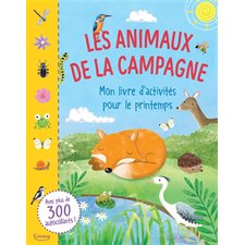 Les animaux de la campagne : Livre de stickers et d'activités