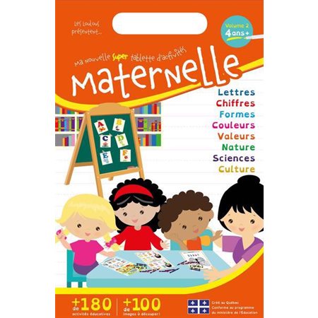 Ma nouvelle super tablette d'activités maternelle T.02 : 4+