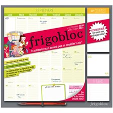 Frigobloc mensuel : Le calendrier de septembre 2020 à décembre 2021 : Maxi-aimanté