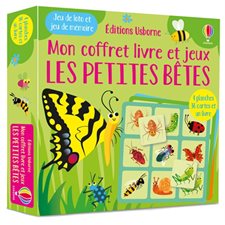 Mon coffret livre et jeux les petites bêtes : Dès 3 ans : Jeu de loto et jeu de mémoire