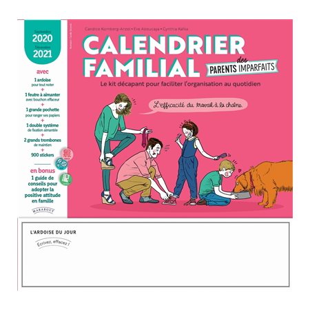 Calendrier familial des parents imparfaits : Septembre 2020 à décembre 2021