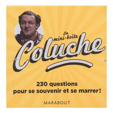 La mini boîte Coluche : 230 questions pour se souvenir et se marrer !