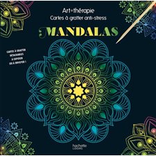 Mandalas : Cartes à gratter anti-stress : Art thérapie