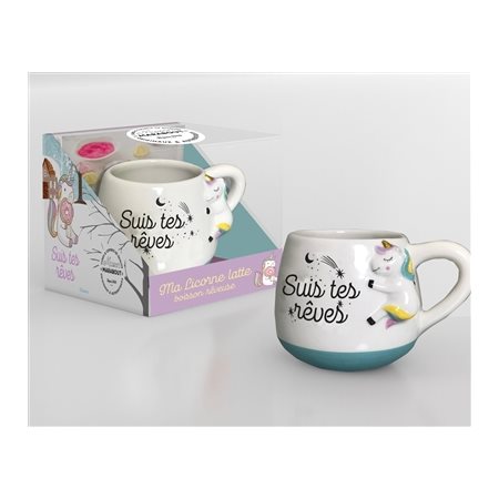 Mon latte licorne absolument magique : Mon coffret cuisine : Livre + 1 mug à collectionner