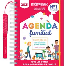 Agenda familial : Mémoniak 2021 : De septembre 2020 à décembre 2021