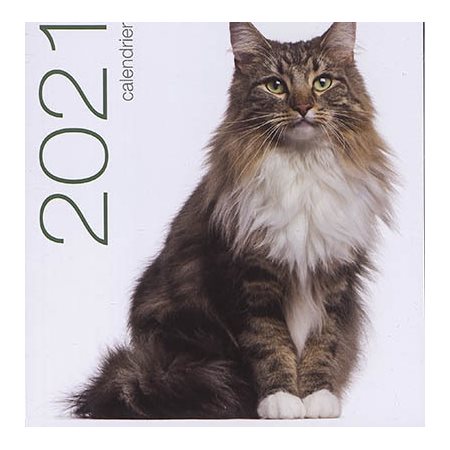 Chats : Calendrier de table 2021