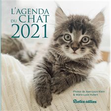 L'agenda du chat 2021 : 1 semaine  /  2 pages