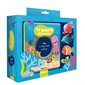 La grotte mystérieuse : Coffret : Mon premier livre de bain avec 4 jouets