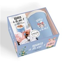 Coffret : Souris à la vie ! : 1 mug en céramique + 1 livre de 28 recettes