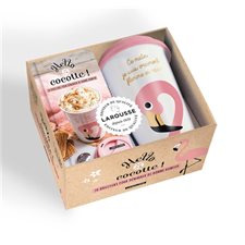 Coffret : Hello cocotte ! : 1 mug en céramique + 1 livre de 28 recettes