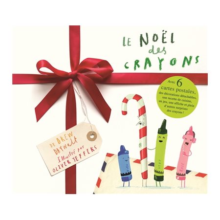 Le Noël des crayons : Avec 6 cartes postales, des décorations détachables, une recette de cuisine, un jeu, une affiche et plein d'autres surprises des crayons !