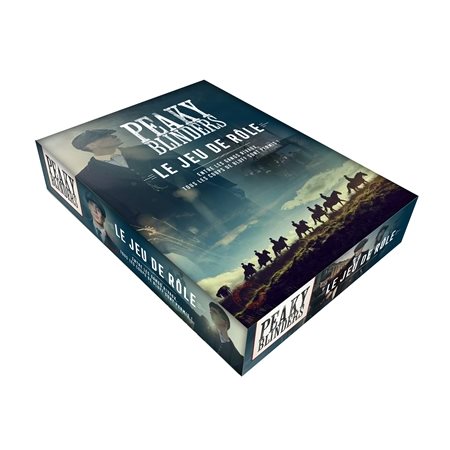 Peaky Blinders : Je jeu de rôle : 52 cartes action billets & sabotage; 13 cartes personnages; 1 pion