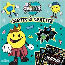 Les smileys : Cartes à gratter : 10 cartes + 1 bâtonnet