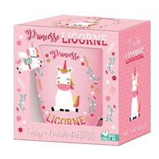 Princesse licorne : Coffret : 1 mug + 1 cahier d'activités avec des jeux et des recettes