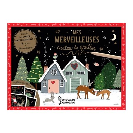 Mes merveilleuses cartes à gratter : Noë; : 8 cartes + 8 enveloppes