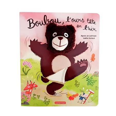 Boubou, l'ours tête en l'air : Mes livres marionnettes