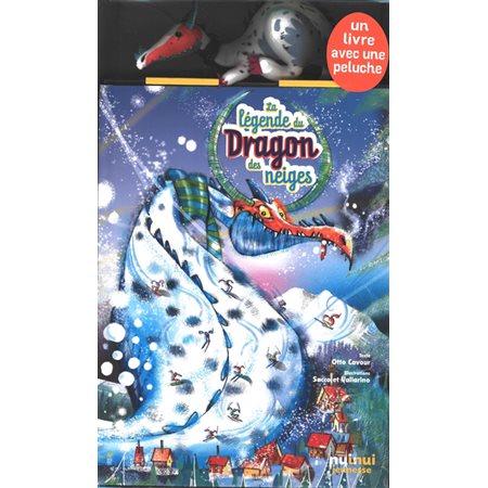 Coffret : La légende du dragon des neiges : Livre + peluche