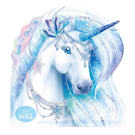 Nevea : Licorne des glaces : Pochette comprenant 1 bâtonnet licorne, 3 cartes à gratter, 3 activités