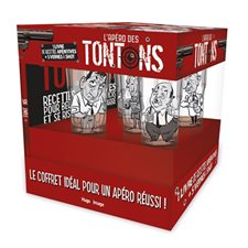 L'apéro des tontons : Coffret comprenant 1 livre de recettes apéritives + 5 verres à shot