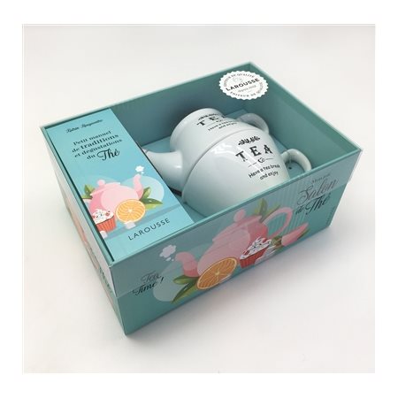 Mon joli salon de thé : Coffret comprenant 1 livre + 1 jolie théière + 1 tasse assortie