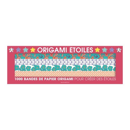 Origami étoiles : Coffret comprenant 1000 bandes de papier origami pour créer des étoiles