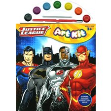 Justice League: Art kit : Livres de peinture : 3+ : Autocollants inculs