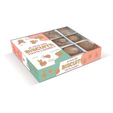 Je veux des biscuits toute l'année !! : Coffret comprenant 1 livre de recettes + 6 emporte-pièces