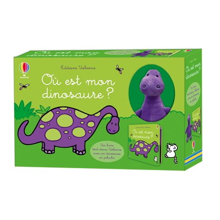 Où est mon dinosaure ? : Coffret : Livre + peluche