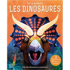 Les dinosaures : Terre animale : Aves des dinosaures à construire ! : 5 maquettes et 66 pièces à assembler