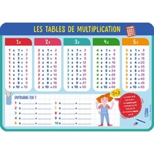 Les tables de multiplication : Mes ardoises d'école