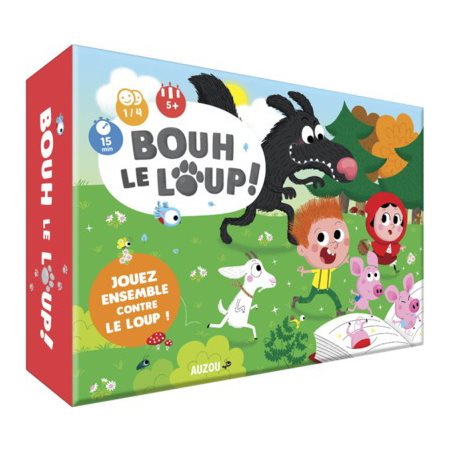 Bouh le loup ! : 5 ans et + : 15 min, 1 à 4 joueurs : Un jeu de mémoire collectif !