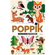 La forêt : Poppik poster stickers : Poster en 60 stickers