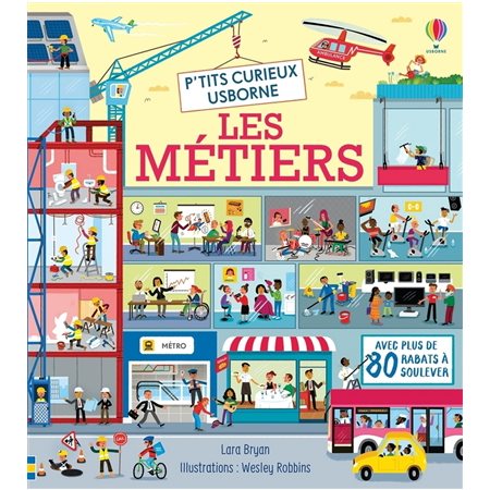 Les métiers : P'tits curieux Usborne