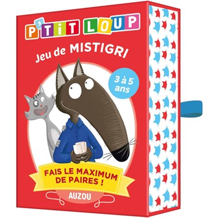 Jeu de Mistigri : 3 à 5 ans : P'tit Loup : Fais le maximum de paires !