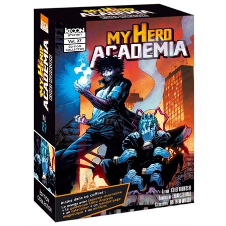My hero academia T.27 : Coffret : Guidebook + Manga My hero academia T.27 : One's justice; My hero academia ultra analysis : Manga : JEU