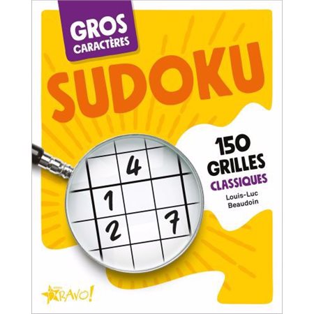 Sudoku : Gros caractères : 150 grilles classiques